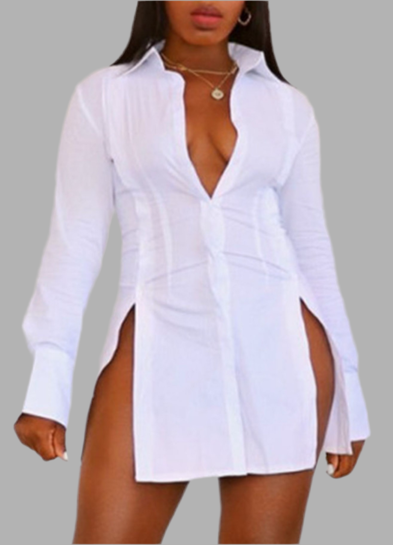 BUCKLE SLIT SHIRT