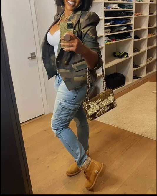 CAMO BLAZER